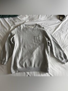 Aerie Light Gray Pullover Sweatshirt